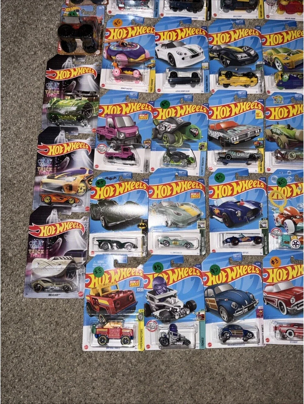 Huge Lot Of Hot Wheels Cars NIB